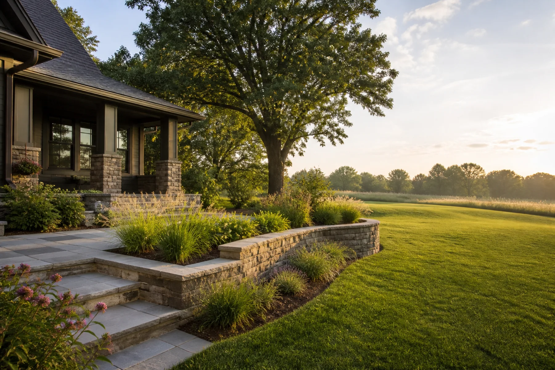 Fictional landscaping website