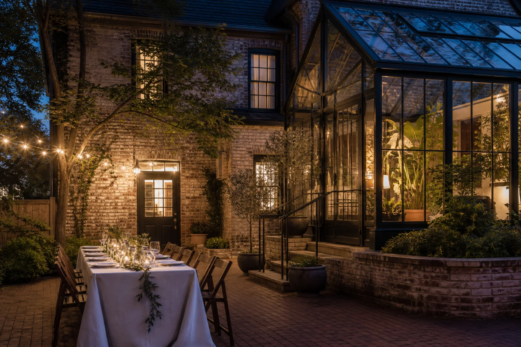 Fictional event venue website