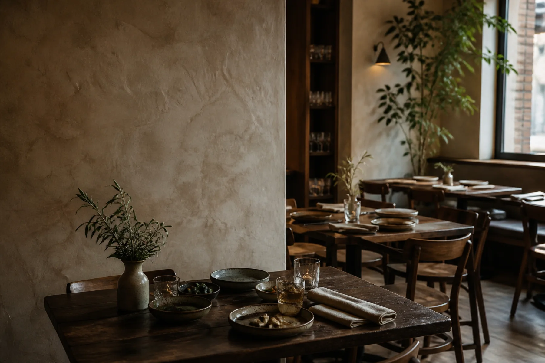 Fictional restaurant website